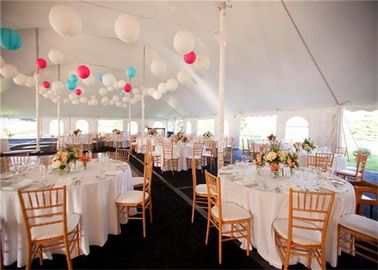 Beyaz PVC Kanopi Düğün Etkinliği Çadırları 20x30m Alüminyum Alaşımlı Hafif Arka çerçeve