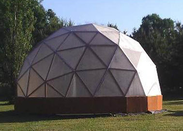 Taşınabilir Planetarium Projektörü Sinema için Çelik Çerçeveli Geodezik Kubbeli Sığınak