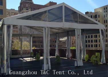 Restoran veya Bahçe 20x40 Parti Çadır, Şeffaf PVC Çatı ile Açık Açık Etkinlik Çadırı