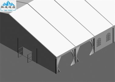 Beyaz PVC Çatı Marquee Partisi Canopy Çadır 25x45M Kar Dayanıklı Avrupa Tarzı